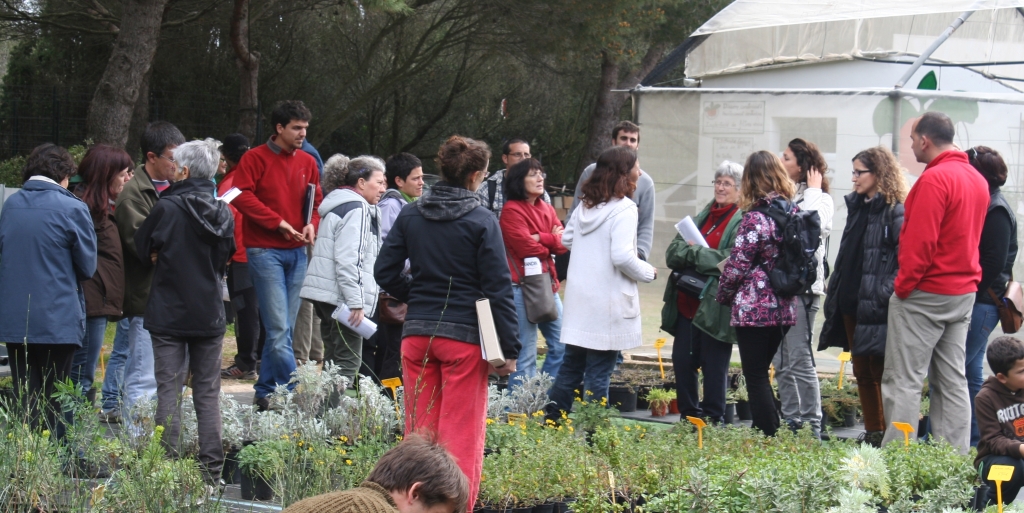 Participants a la primera edició del curset d'horta