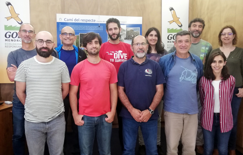 Representants del GOB de les diferents Illes reunita a Menorca
