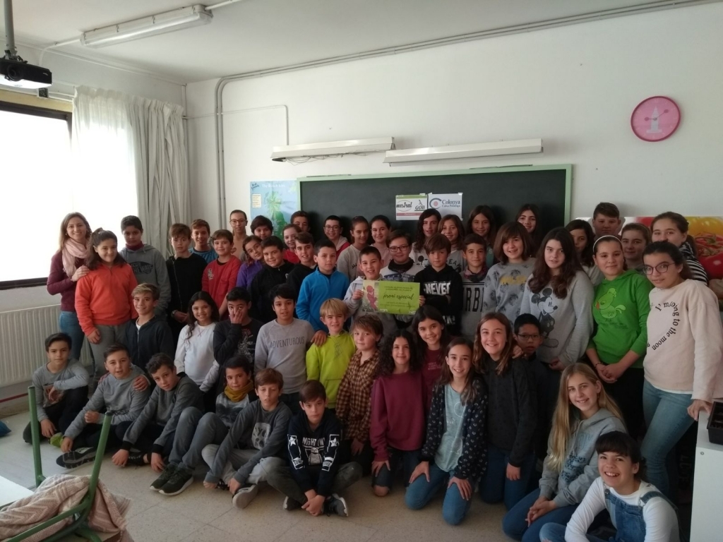 Premi especial: Classes d'anglès de 6è de primària del CEIP Pere Casasnovas