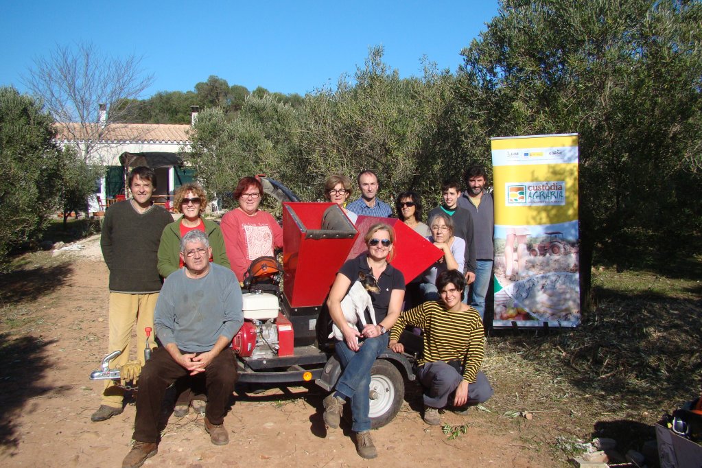 Fotografia del grup de voluntariat