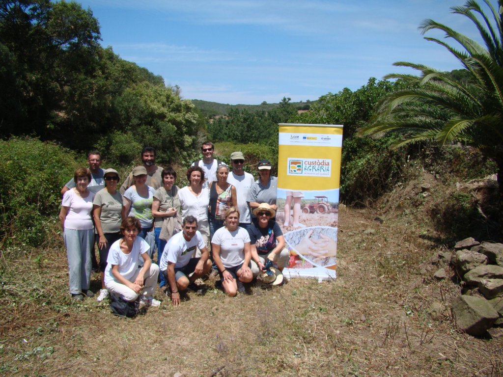 Fotografia del grup de voluntariat