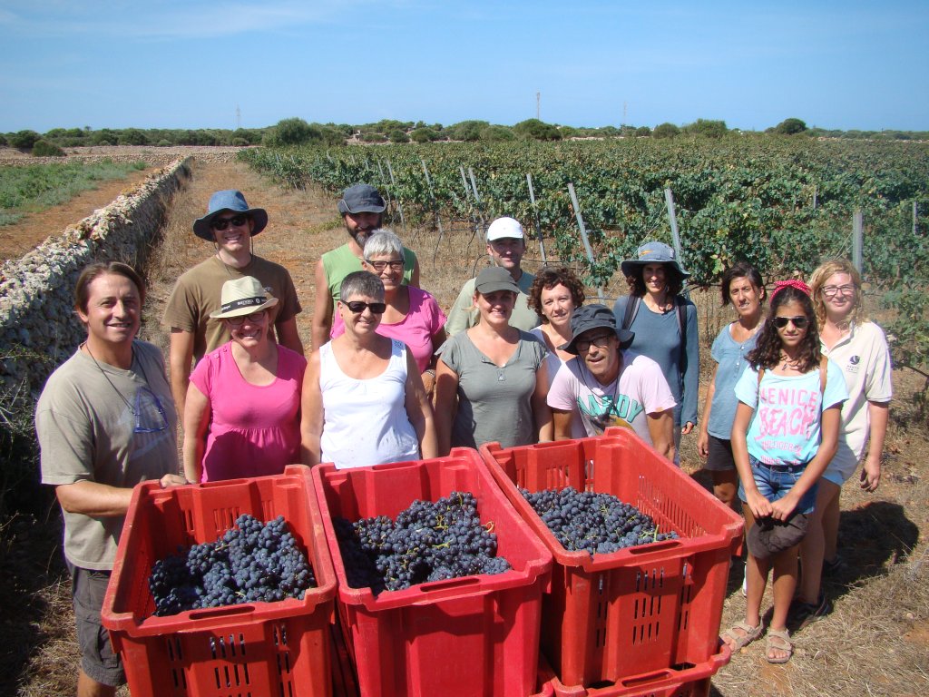 Fotografia del grup de voluntariat