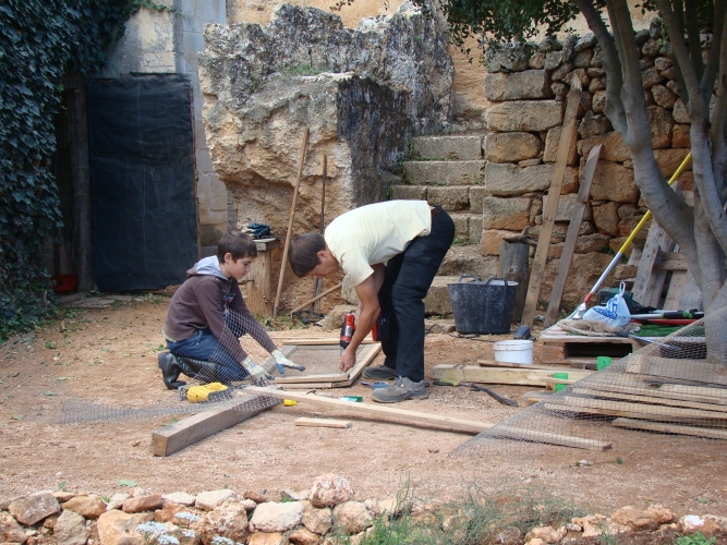 Construint les portes de les gàbies d'irrecuperables