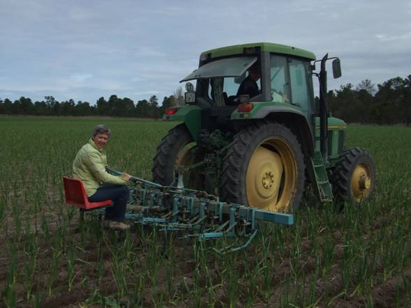 Mª Jesús Vinent a la seva finca