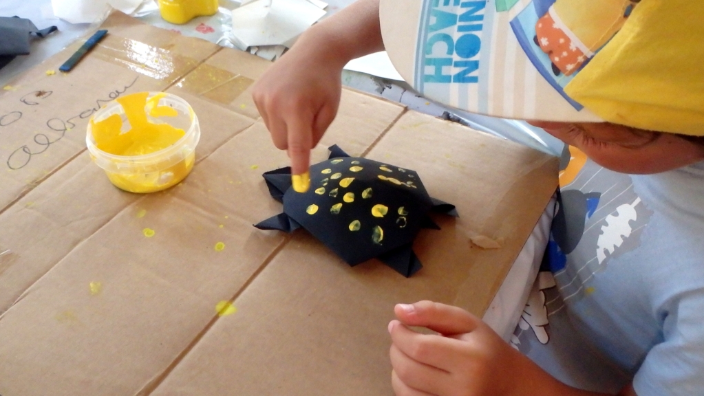 Creant una tortuga d'aigua