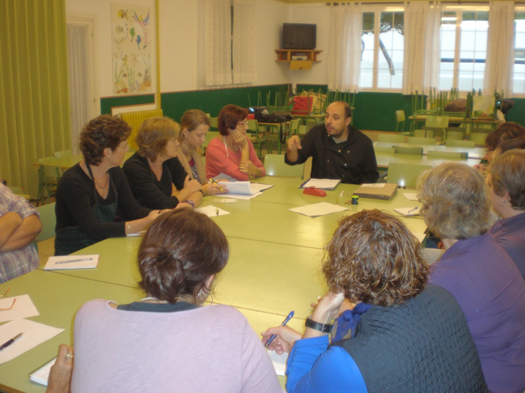 Joan M.Ribas d'Ecomenja i l'equip de cuineres