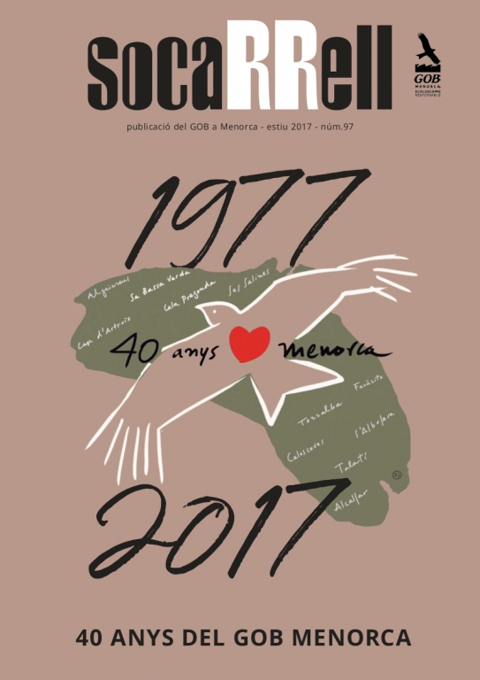 Portada del Socarrell especial 40 anys del GOB Menorca